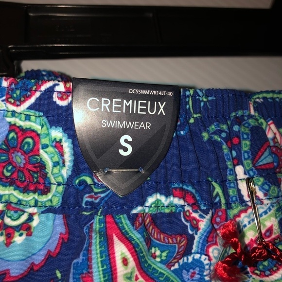 Cremieux Swimwear shorts with drawstring. Paisley size Small NWT - Picture 4 of 6